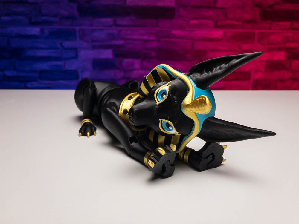 3D Print Multicolor Egyptian Cat STL for download