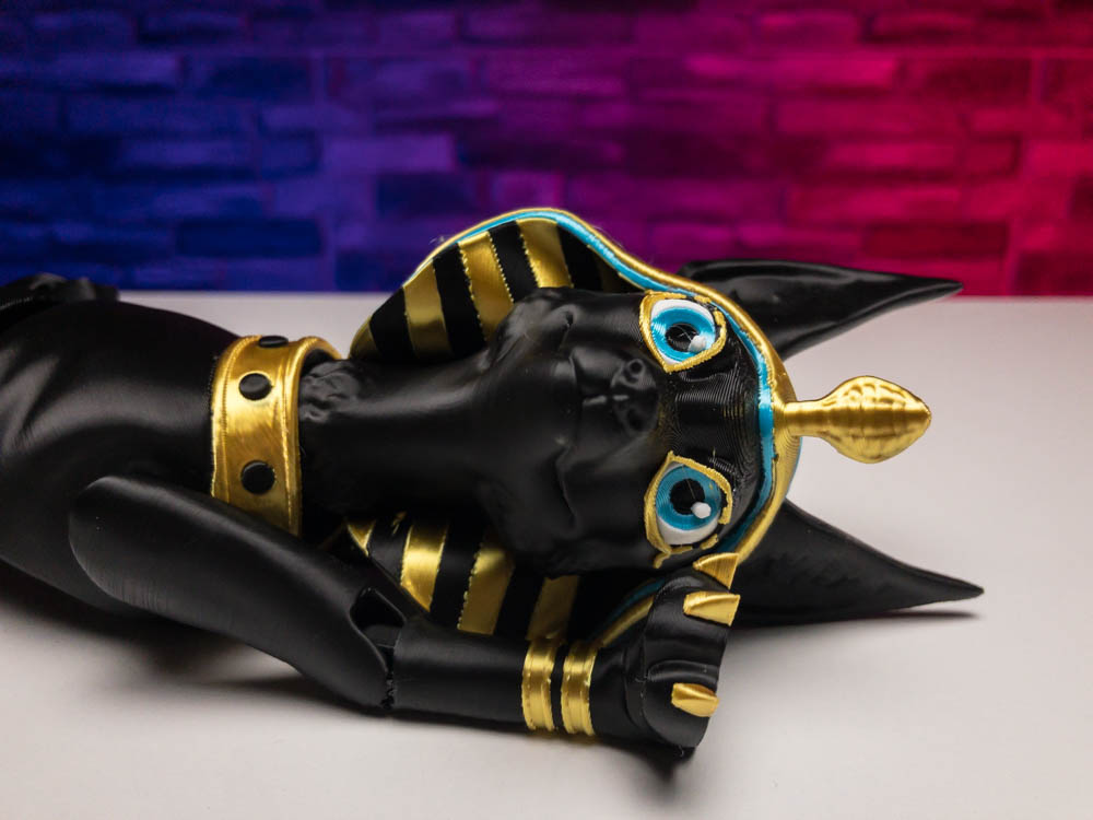 3D Print Multicolor Egyptian Cat