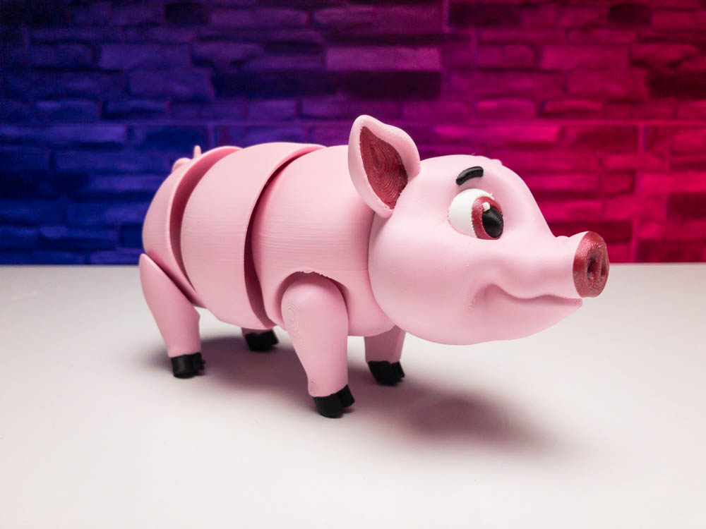 3D Print Flexi Pig STL for download