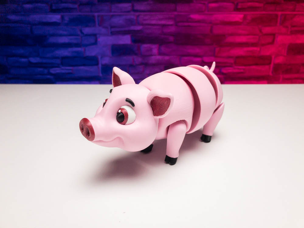 3D Print Multicolor Piggy Pig STL for download