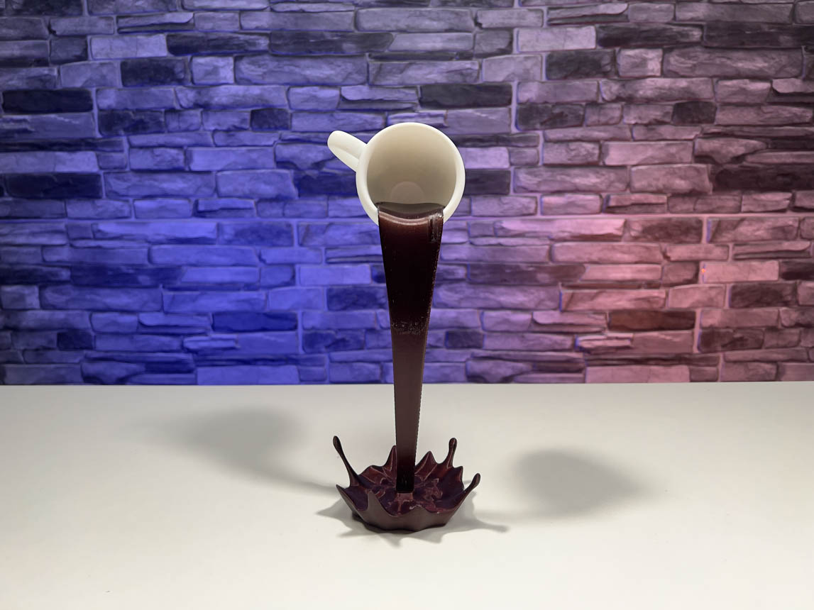 Optical Illusion Floating Cup Sculpture