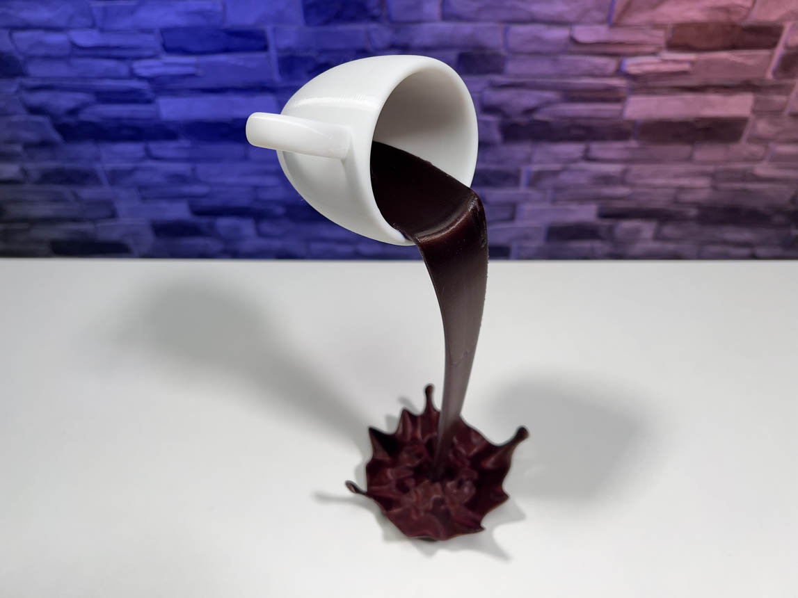 Optical Illusion Floating Cup Sculpture