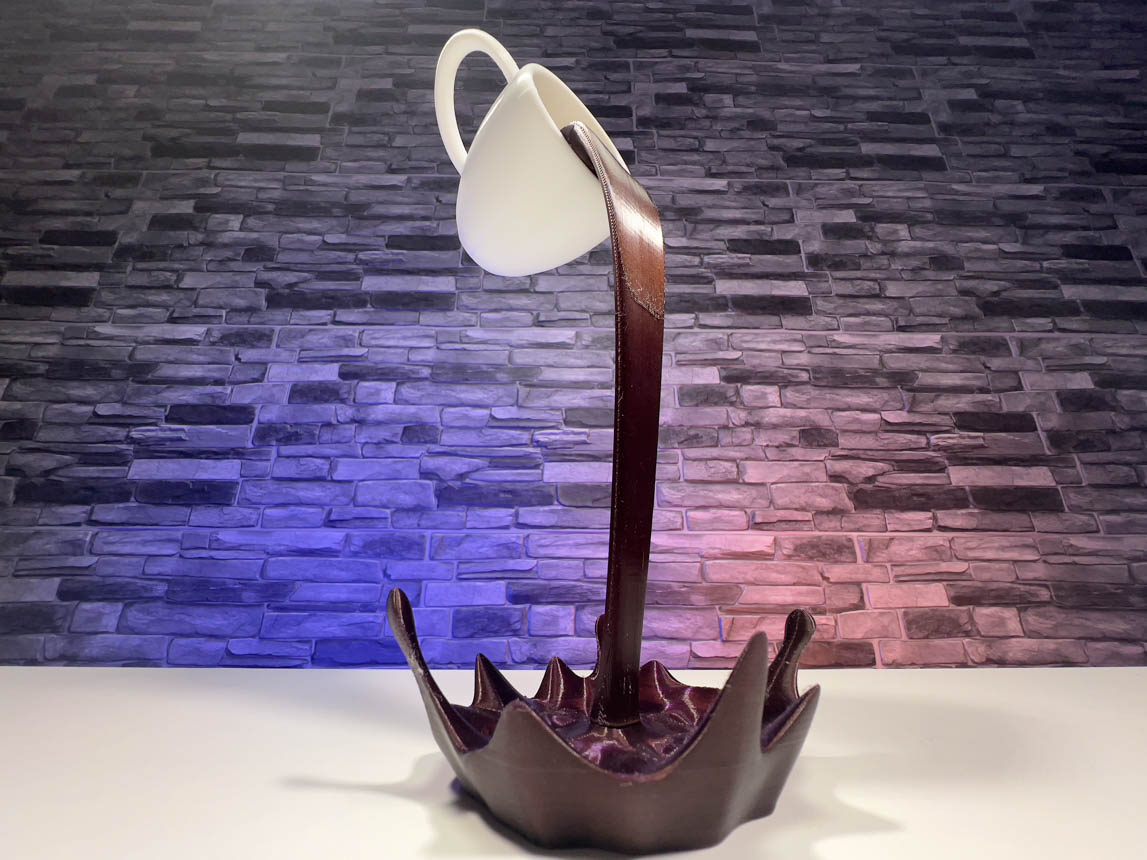 Optical Illusion Floating Cup Sculpture