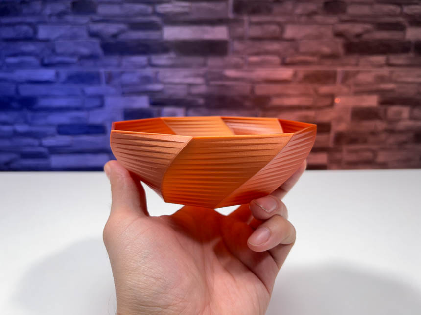 3D Printed Twisty Bowl