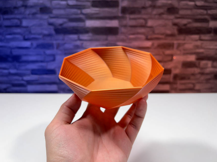 3D Printed Twisty Bowl