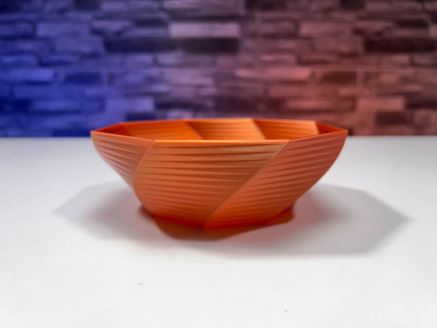3D Printed Twisty Bowl