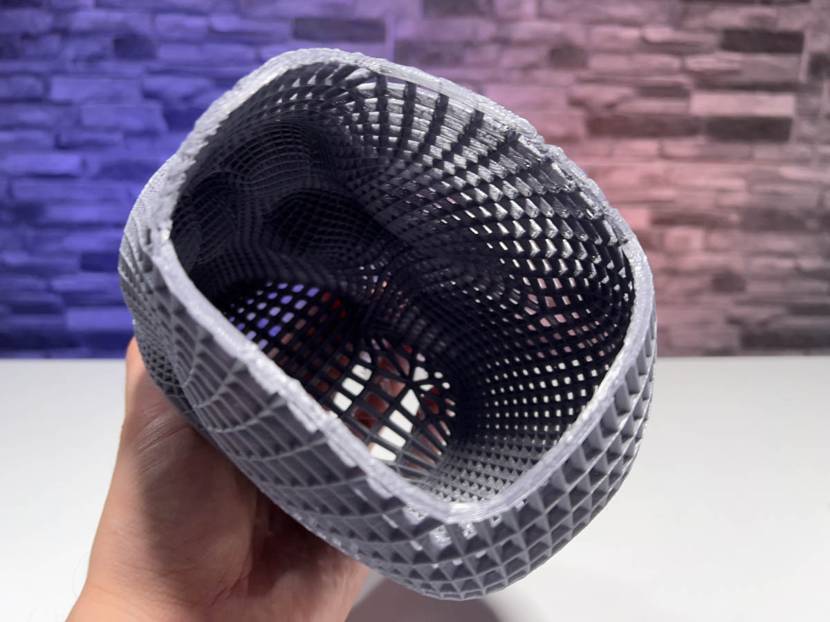3D Printed Wireframe Skull